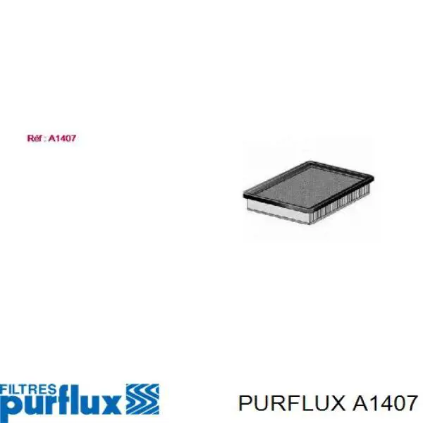 A1407 Purflux filtro de aire