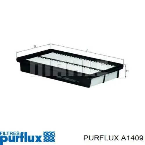 El filtro de aire Purflux A1409 precio, desde 12,35 EUR