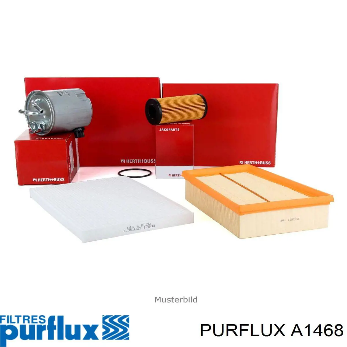 A1468 Purflux Filtro de aire de motor