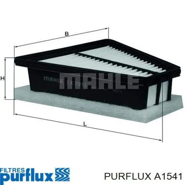 Filtro de aire A1541 Purflux