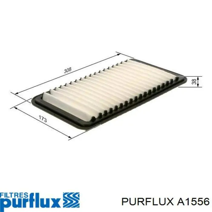 Filtro de aire A1556 Purflux