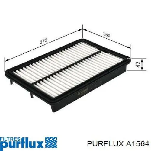 Filtro de aire A1564 Purflux