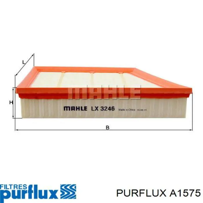 Comprar A1575 Purflux Filtro de aire