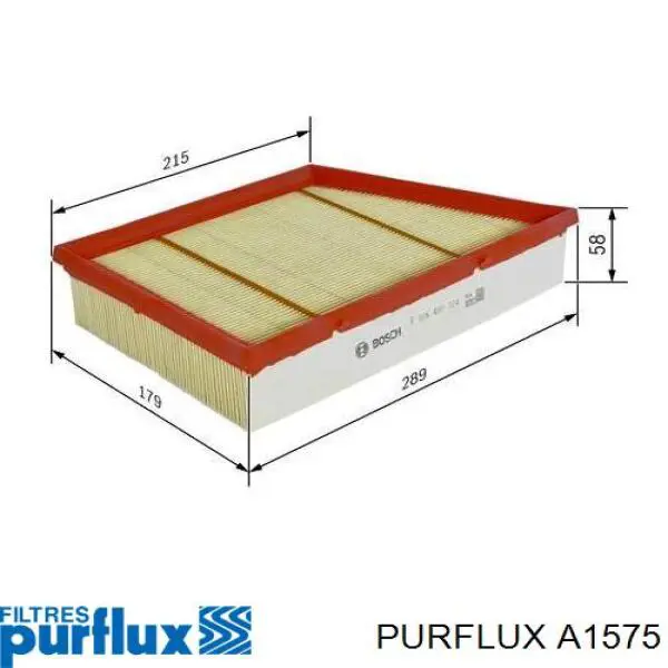 Filtro de aire A1575 Purflux