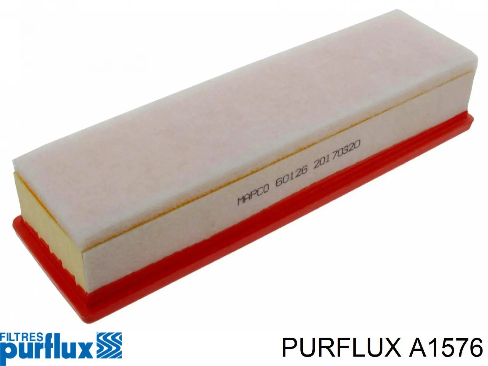 A1576 Purflux Filtro de aire de motor