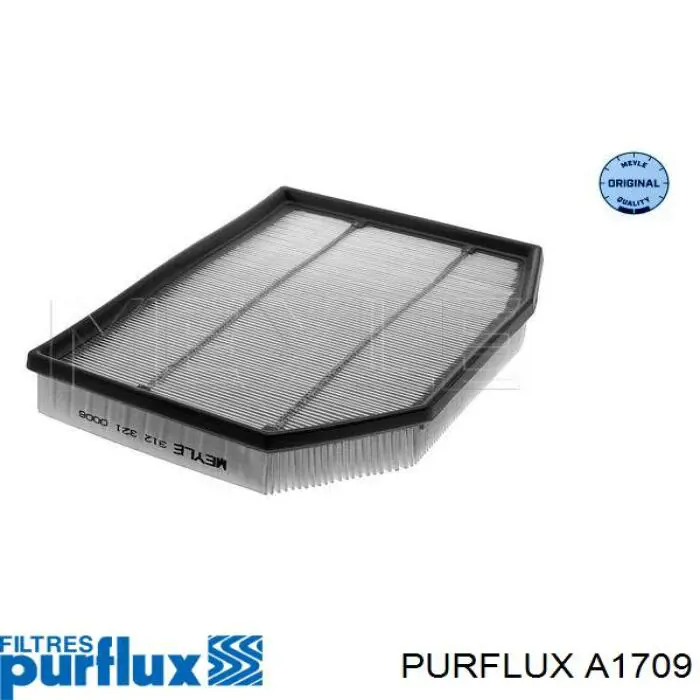 A1709 Purflux Filtro de aire de motor