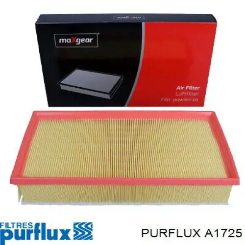 A1725 Purflux Filtro de aire de motor