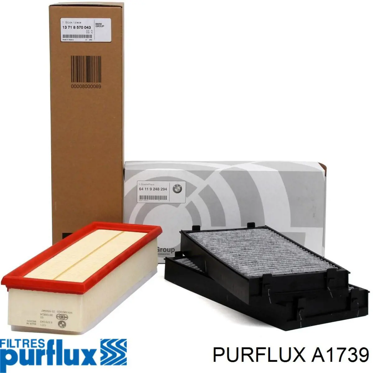 Filtro de aire A1739 Purflux