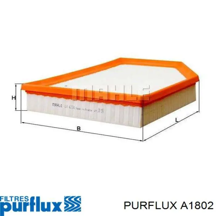 El filtro de aire Purflux A1802 precio, desde 11,50 EUR