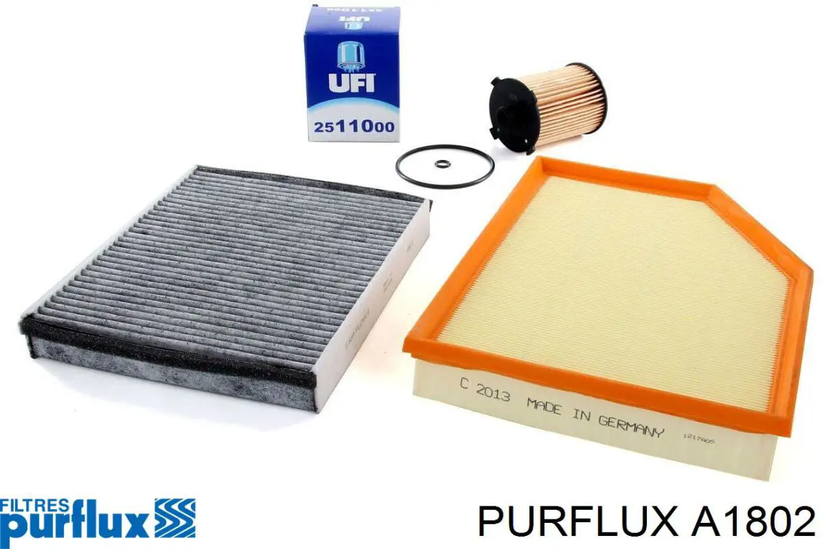Filtro de aire A1802 Purflux