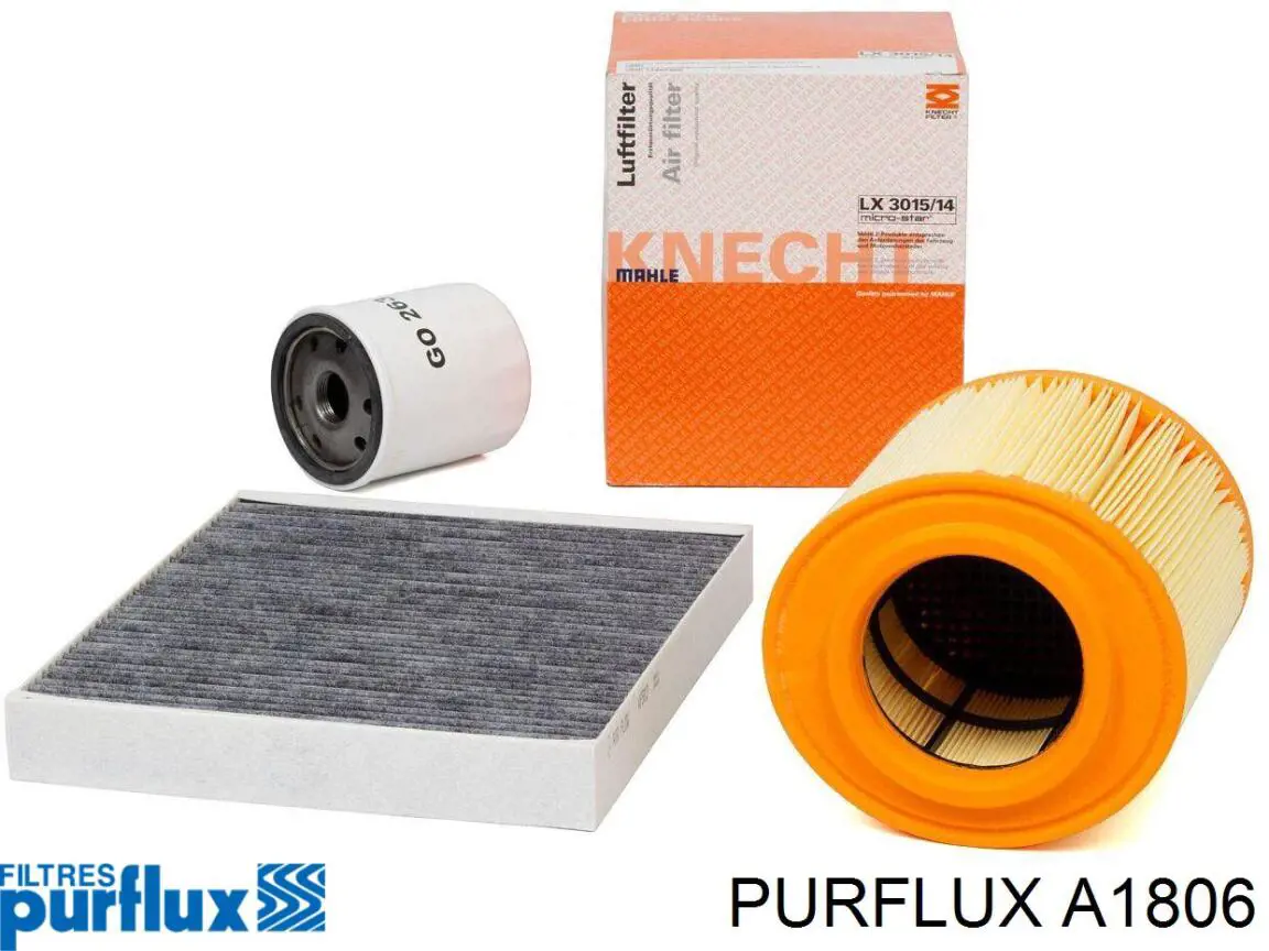 Filtro de aire A1806 Purflux