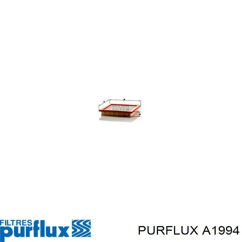 A1994 Purflux filtro de aire