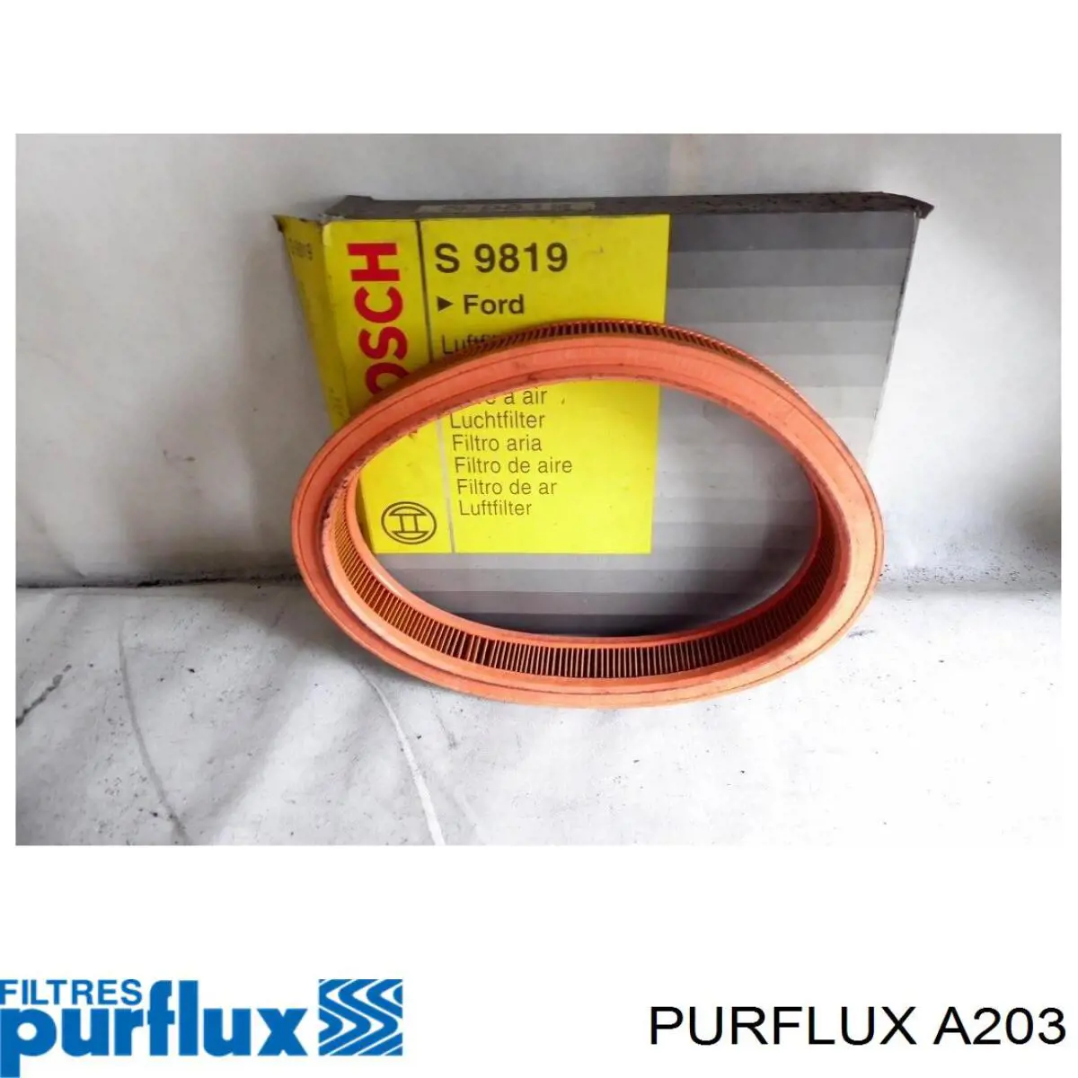A203 Purflux Filtro de aire de motor
