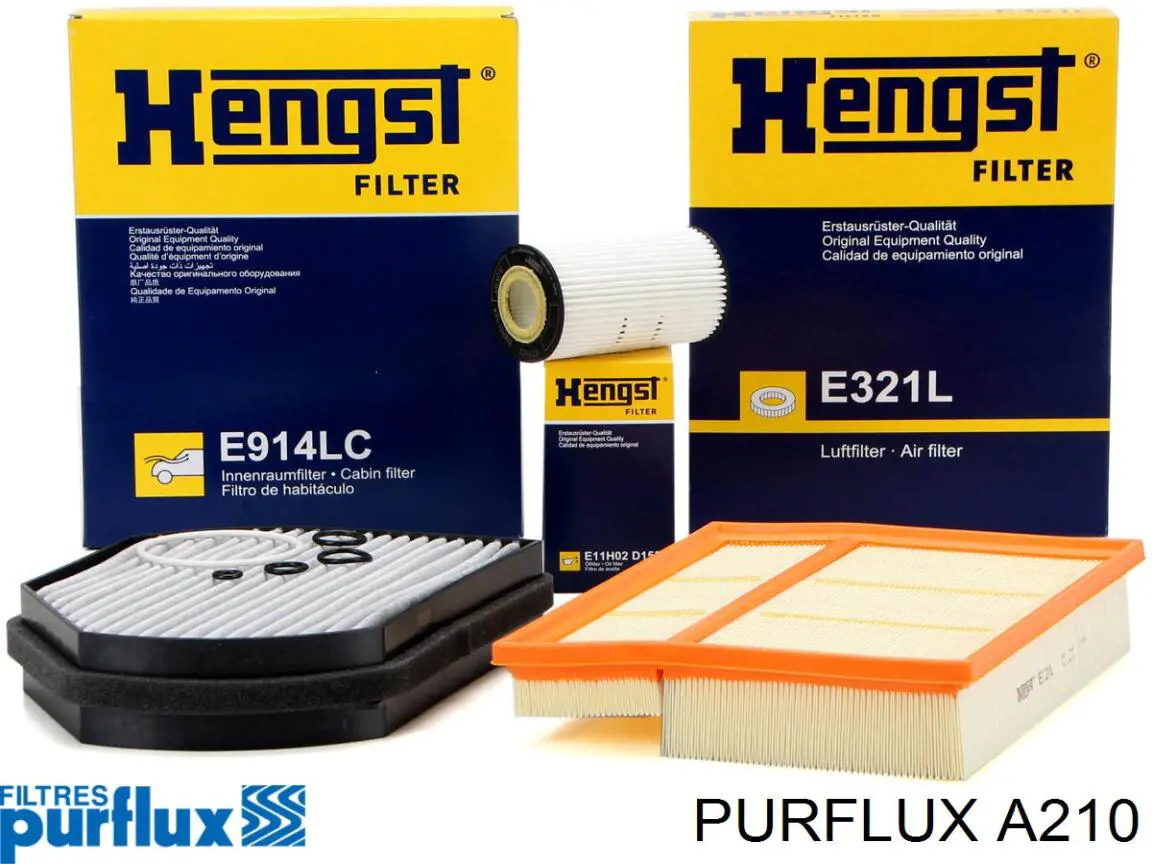 A210 Purflux Filtro de aire de motor