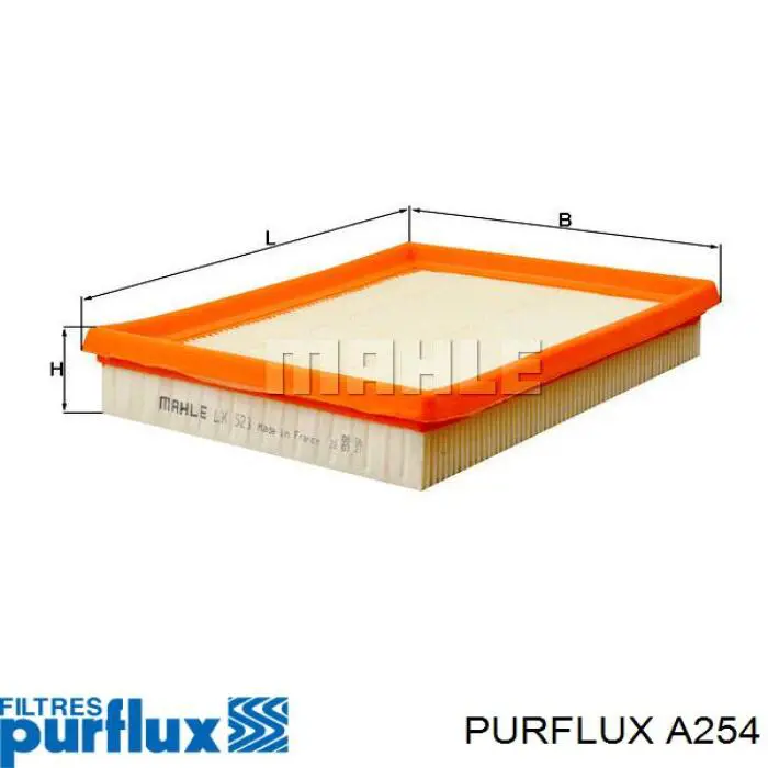Comprar A254 Purflux Filtro de aire