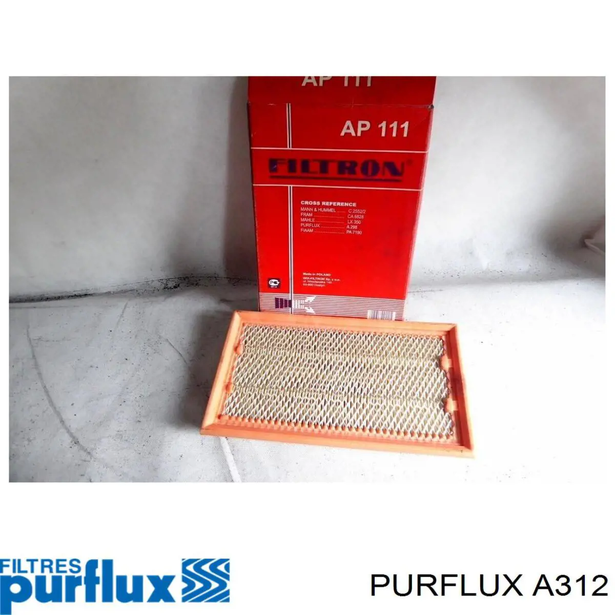 El filtro de aire Purflux A312 precio, desde 13,86 EUR