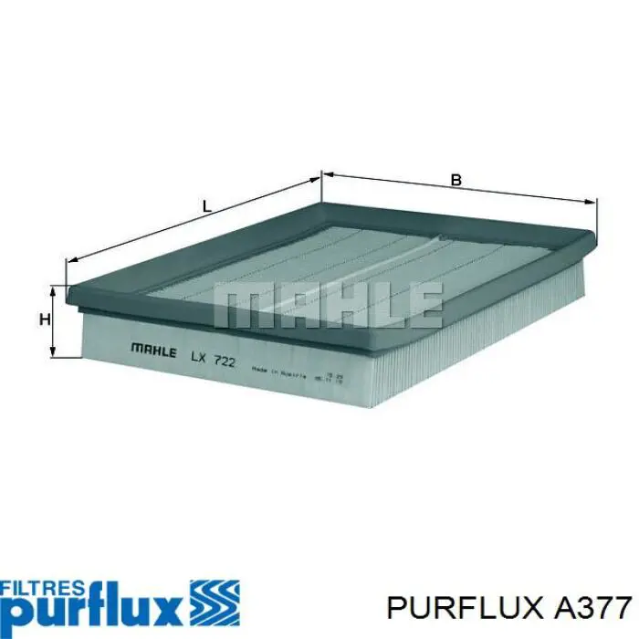 A377 Purflux filtro de aire