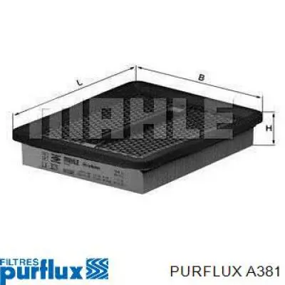 A381 Purflux Filtro de aire de motor