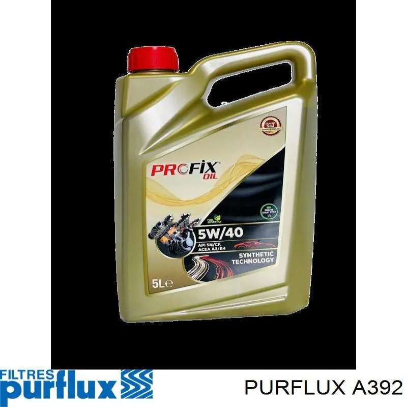 Filtro de aire A392 Purflux