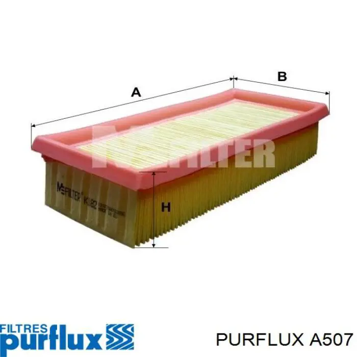 Filtro de aire A507 Purflux