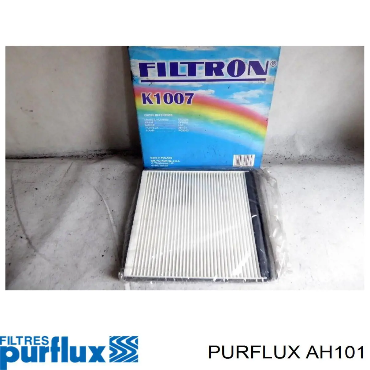 Filtro de polen Purflux AH101