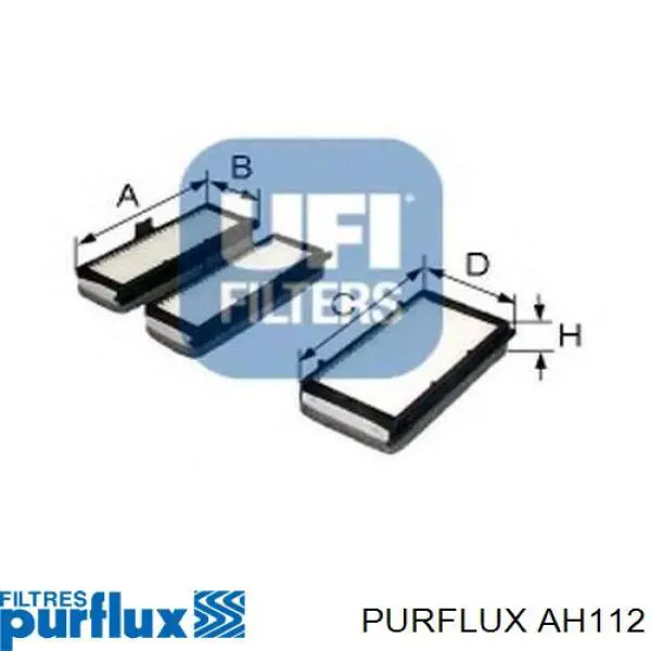 Filtro de habitáculo AH112 Purflux
