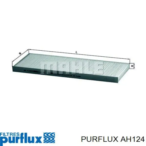 AH124 Purflux Filtro antipolen
