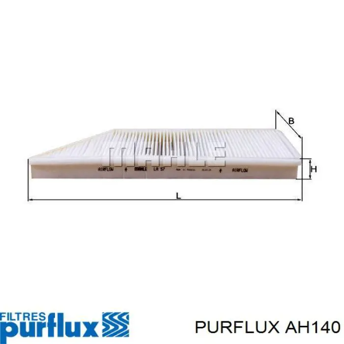 AH140 Purflux Filtro antipolen