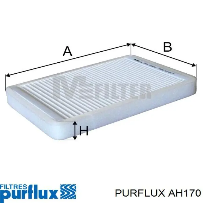 Filtro de habitáculo AH170 Purflux