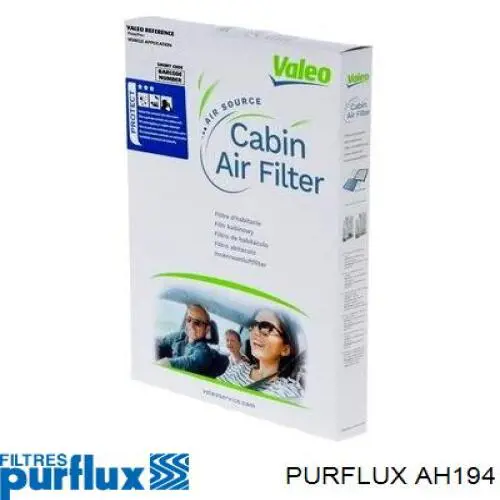 AH194 Purflux filtro habitáculo