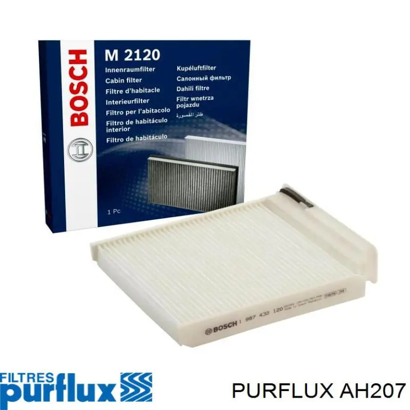 Filtro de habitáculo AH207 Purflux