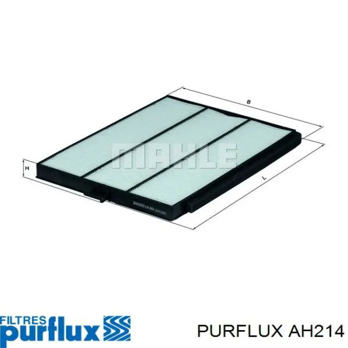 AH214 Purflux filtro de habitáculo