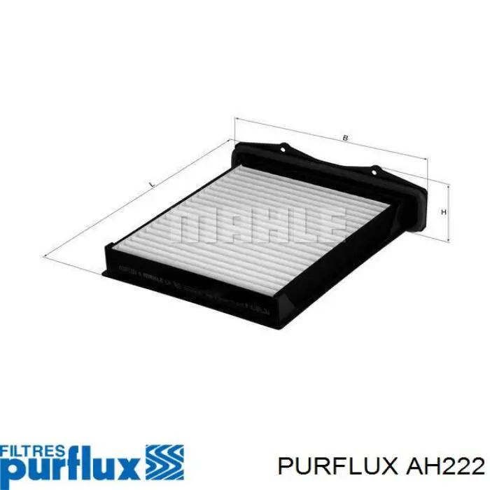 Comprar AH222 Purflux Filtro de aire del habitáculo