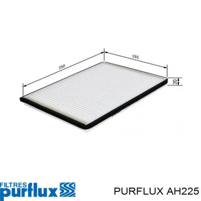 Filtro de cabina Purflux AH225 precio, desde 8,65 EUR