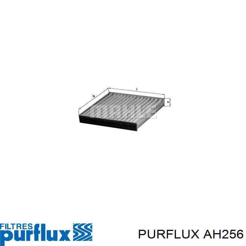 AH256 Purflux filtro habitáculo