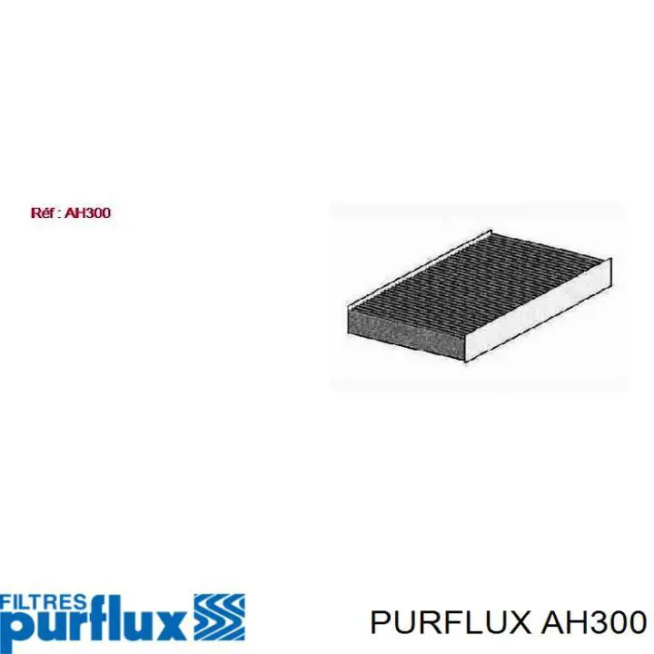 AH300 Purflux filtro habitáculo