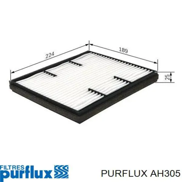 AH305 Purflux filtro habitáculo