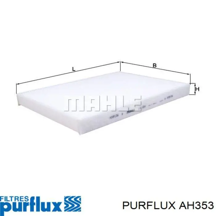 Comprar AH353 Purflux Filtro de aire del habitáculo