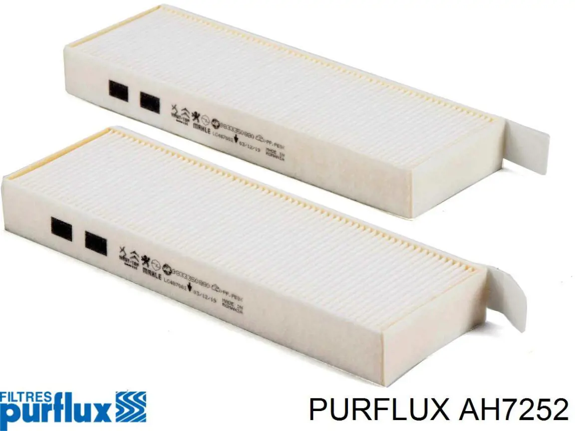 AH725-2 Purflux filtro habitáculo
