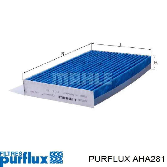 AHA281 Purflux filtro de habitáculo