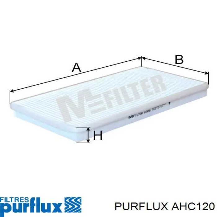 Comprar AHC120 Purflux Filtro de aire del habitáculo