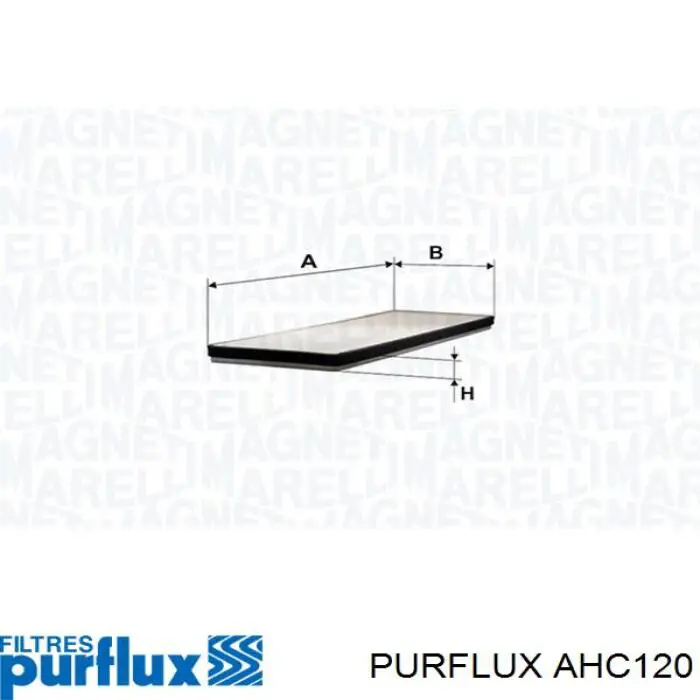 AHC120 Purflux filtro de habitáculo