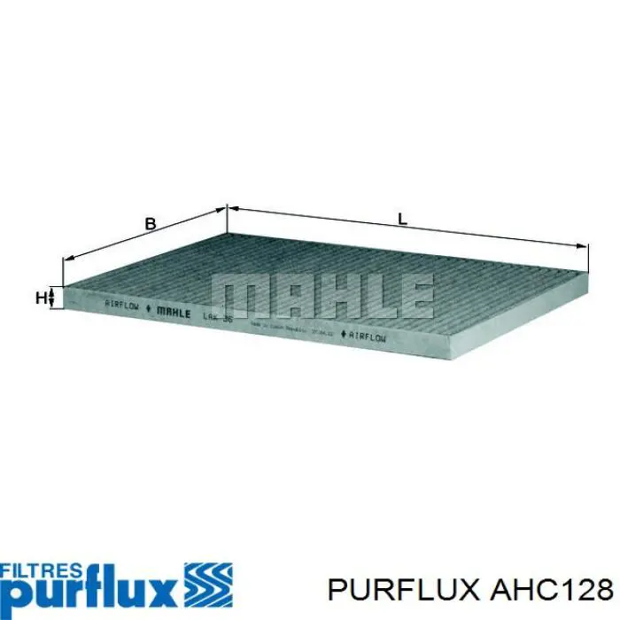 AHC128 Purflux filtro habitáculo