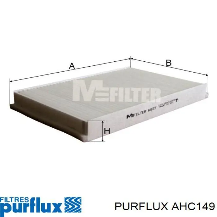 AHC149 Purflux filtro habitáculo