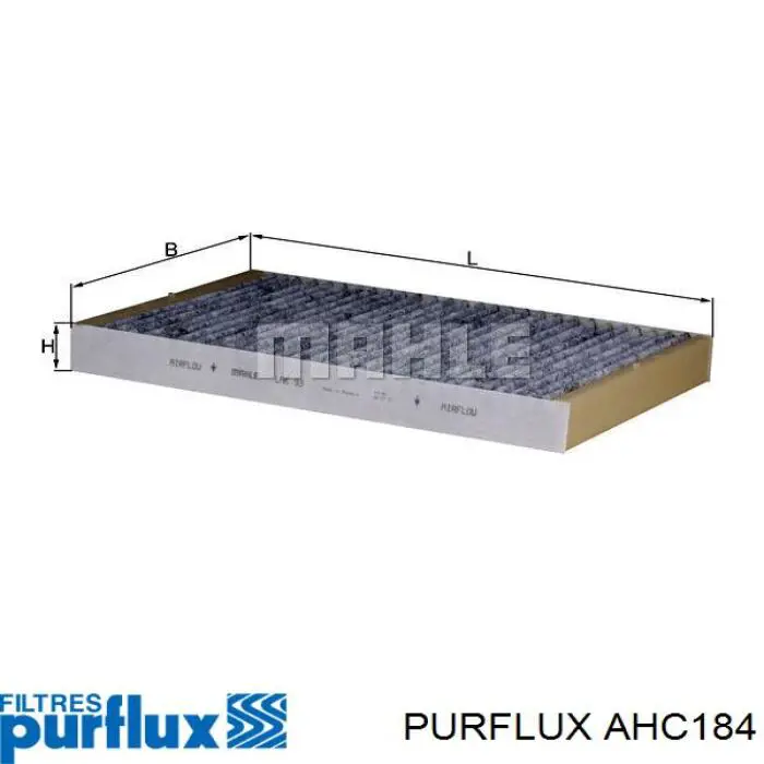Filtro de cabina Purflux AHC184 precio, desde 11,07 EUR