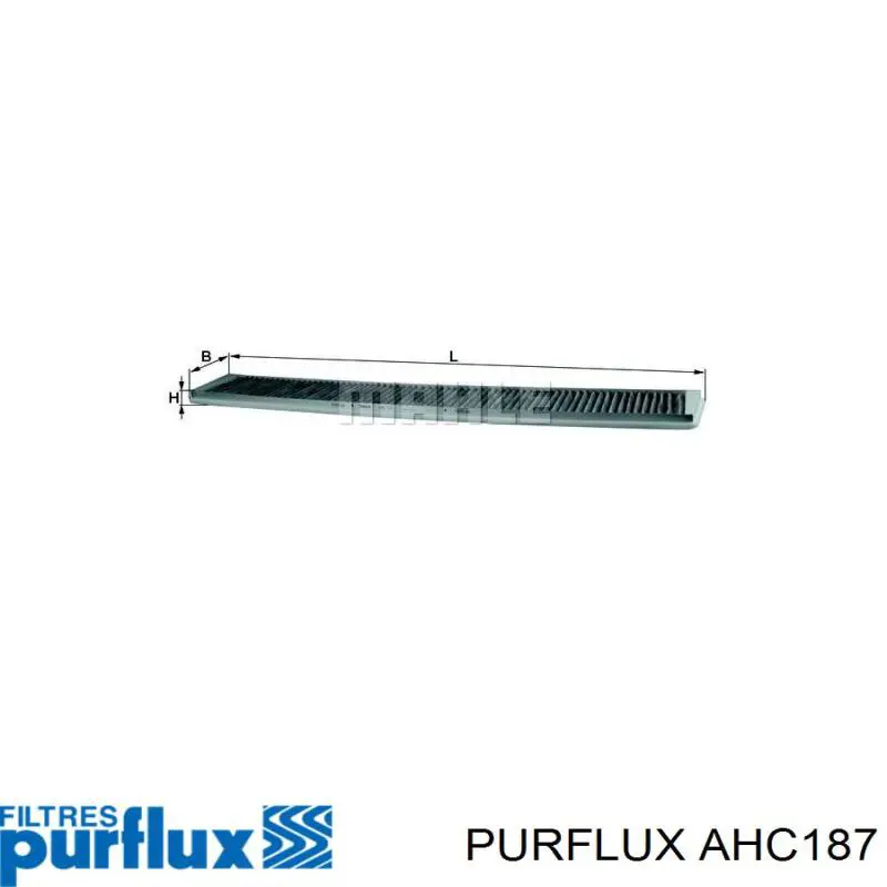 Comprar AHC187 Purflux Filtro de aire del habitáculo