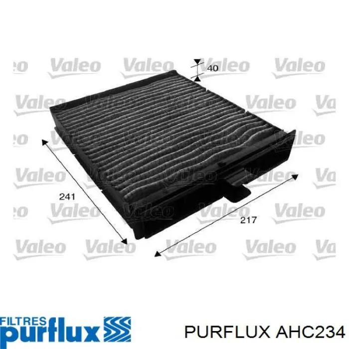 Filtro de habitáculo AHC234 Purflux
