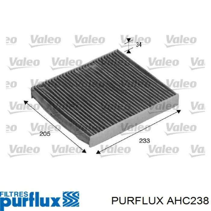 AHC238 Purflux filtro habitáculo