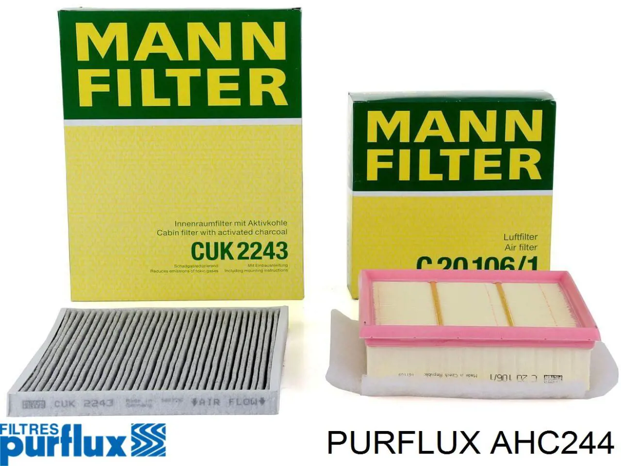 AHC244 Purflux filtro habitáculo
