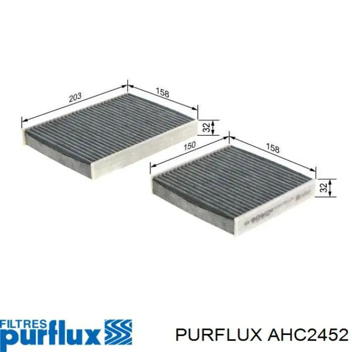Filtro de habitáculo AHC2452 Purflux